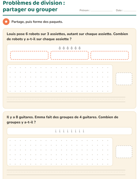 Aperçu de la fiche Petits problèmes avec Jouets NB 2 pour CE2 (cours élémentaire 2)