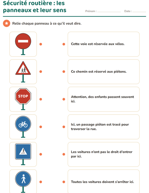 Sécurité routière : les panneaux et leur sens