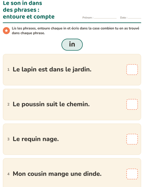 Aperçu de la fiche Les sons complexes pour CE1 (cours élémentaire 1)