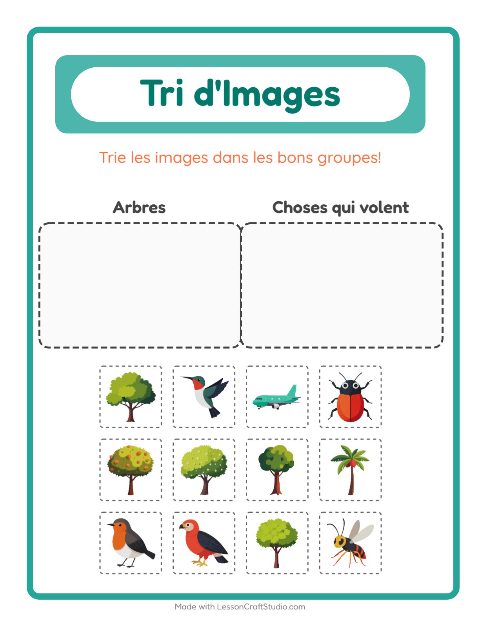 Trier les images : Arbres et Choses qui volent