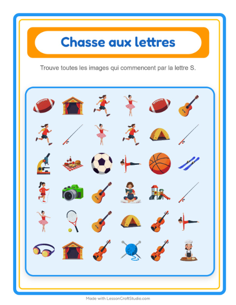 Aperçu de la fiche Trouve Et Compte avec Activités pour École maternelle (petite/moyenne section, 3-5 ans)