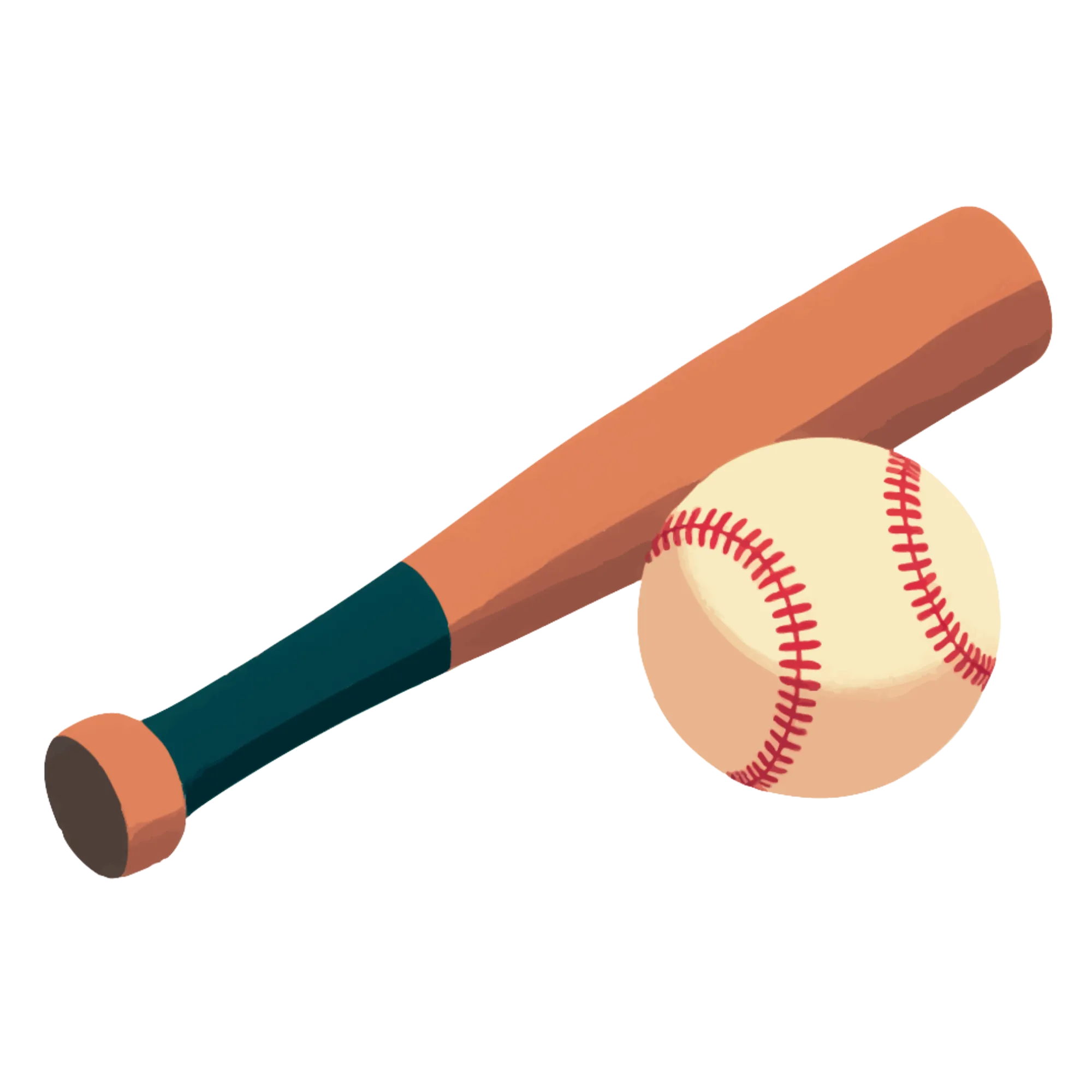 Honkbal — thematische educatieve afbeelding