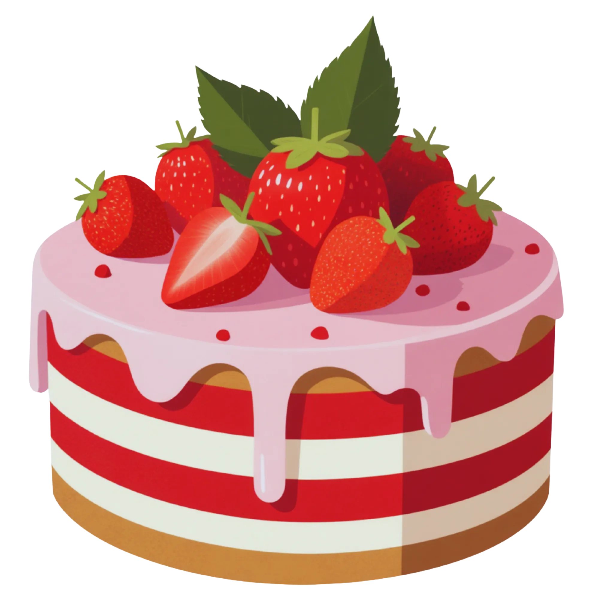 Taart — thematische educatieve afbeelding