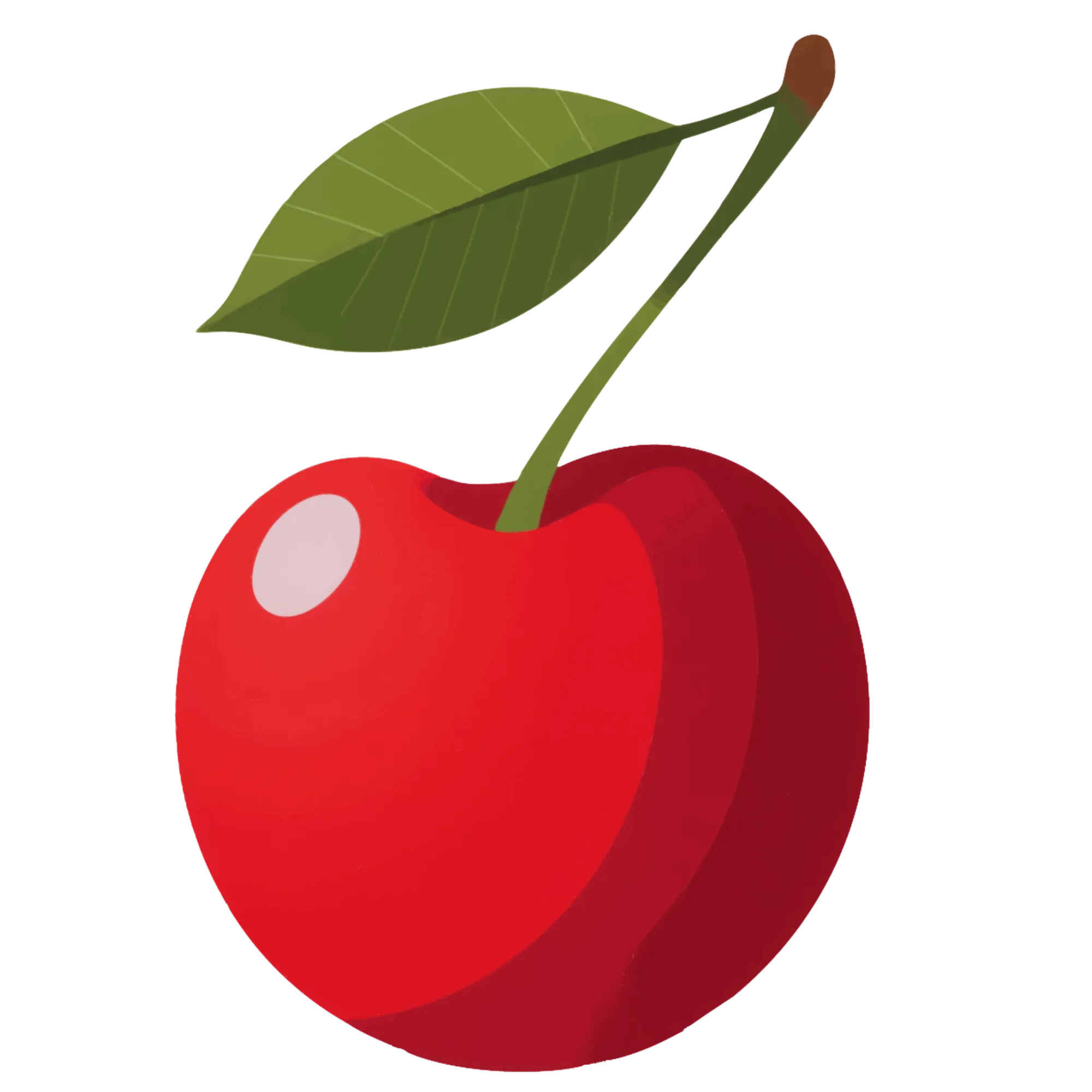 Kers — thematische educatieve afbeelding