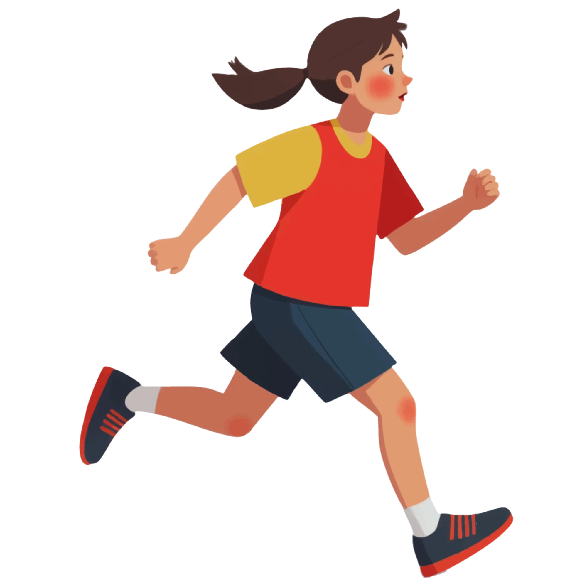 Hardlopen — thematische educatieve afbeelding