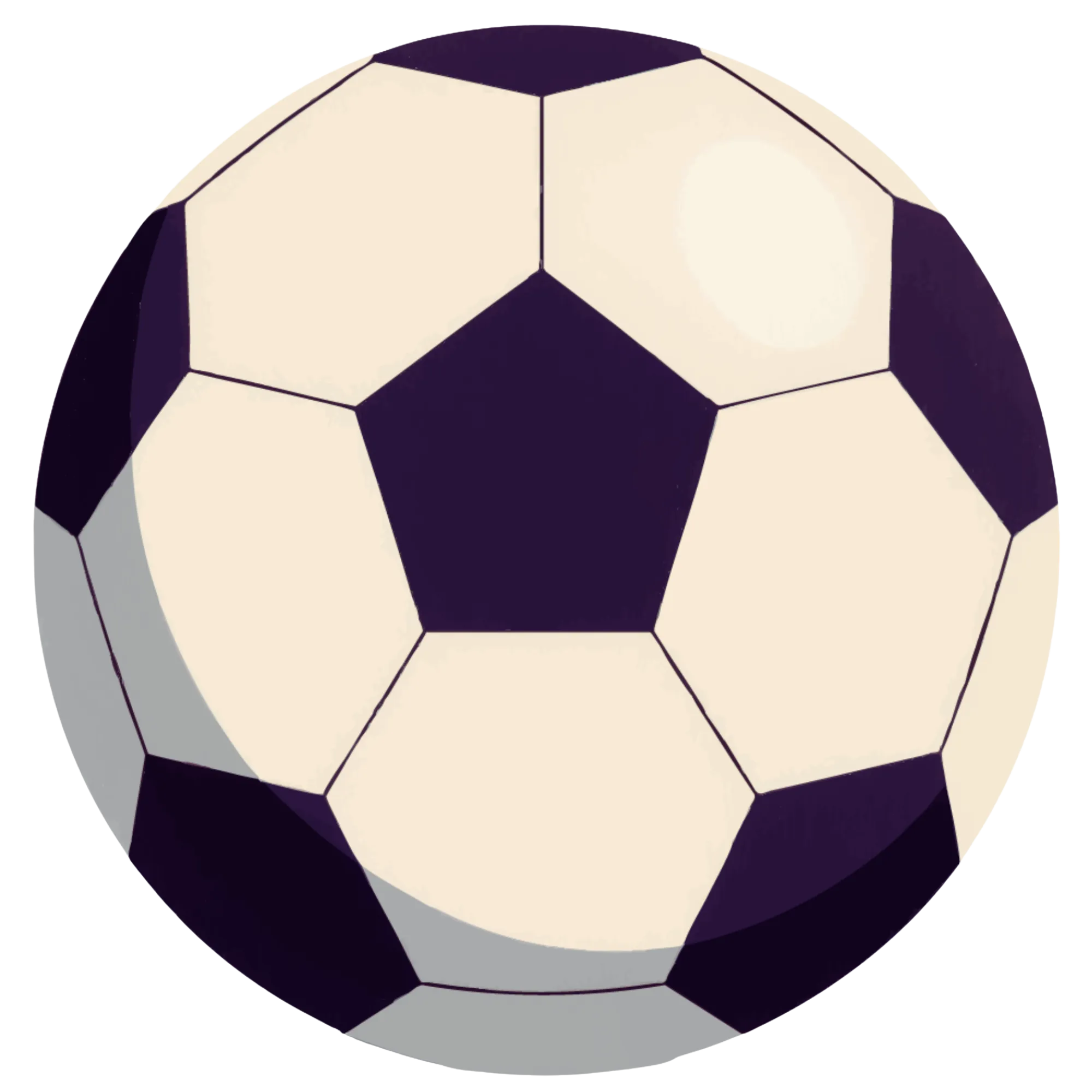 Voetbal — thematische educatieve afbeelding