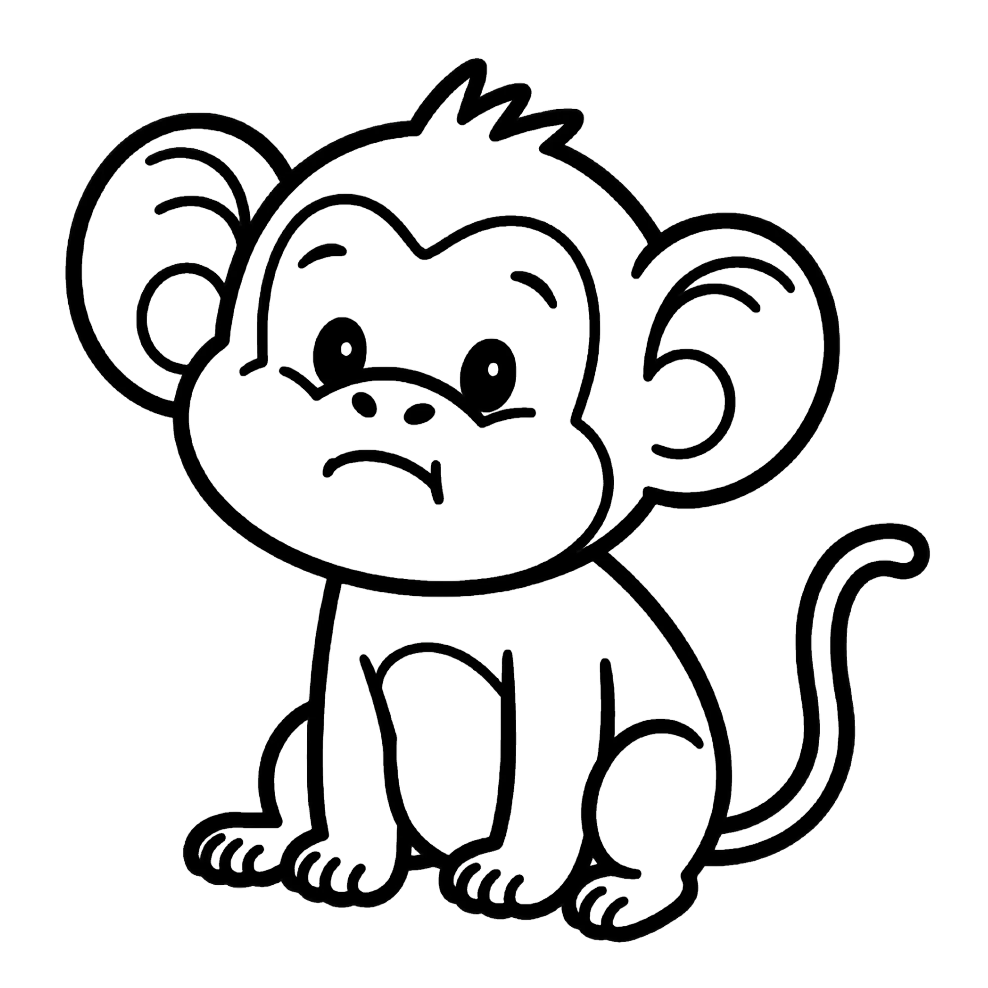 Aap — thematische educatieve afbeelding