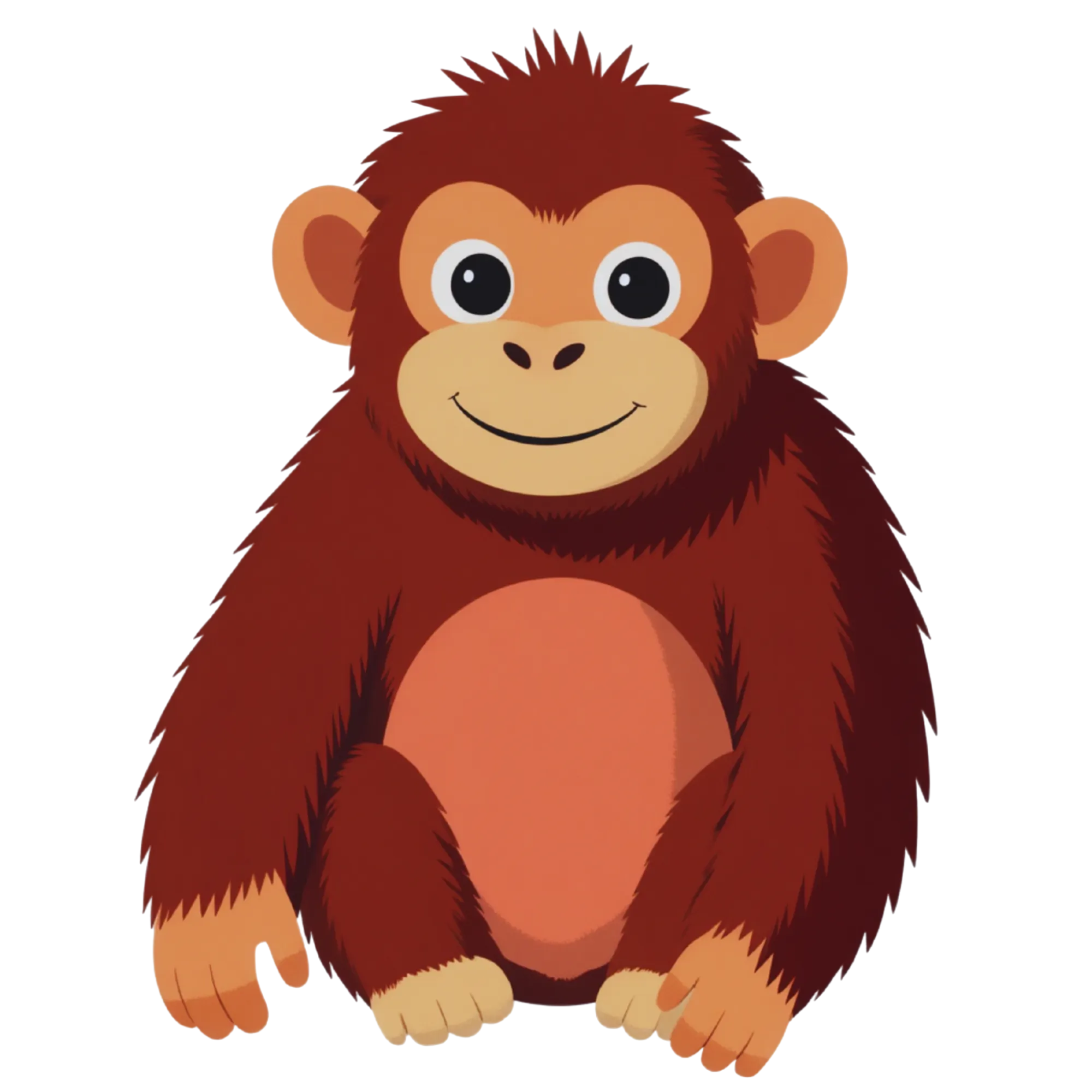 Monkey -- themed educational image
