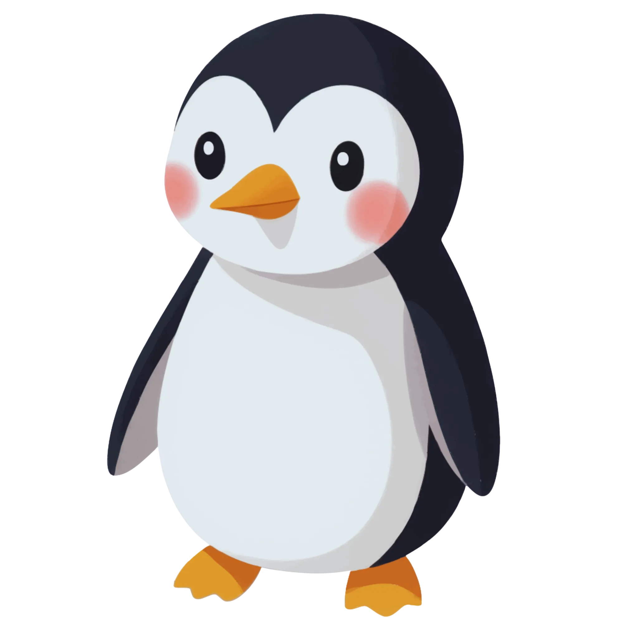 Penguin -- themed educational image