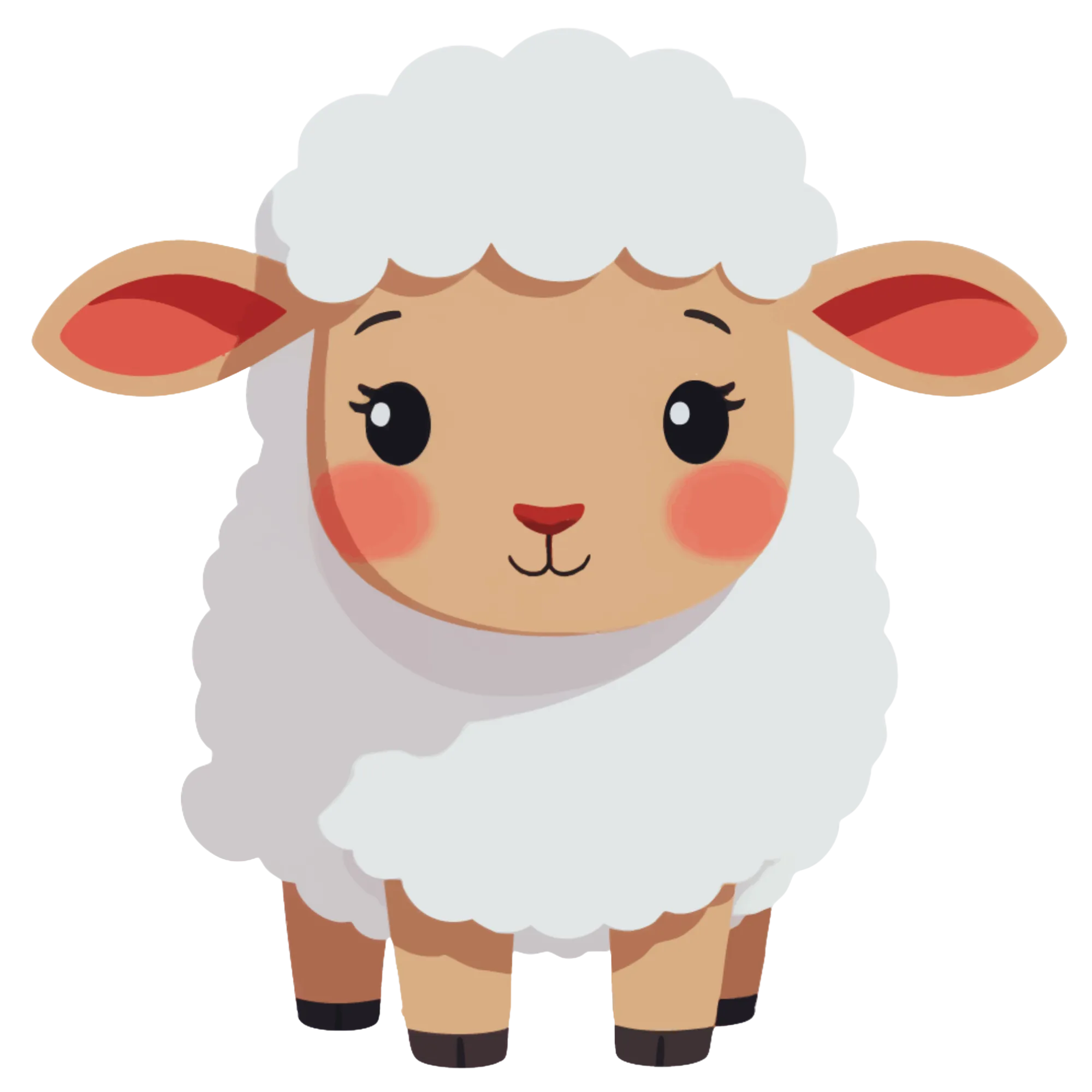 Sheep -- themed educational image