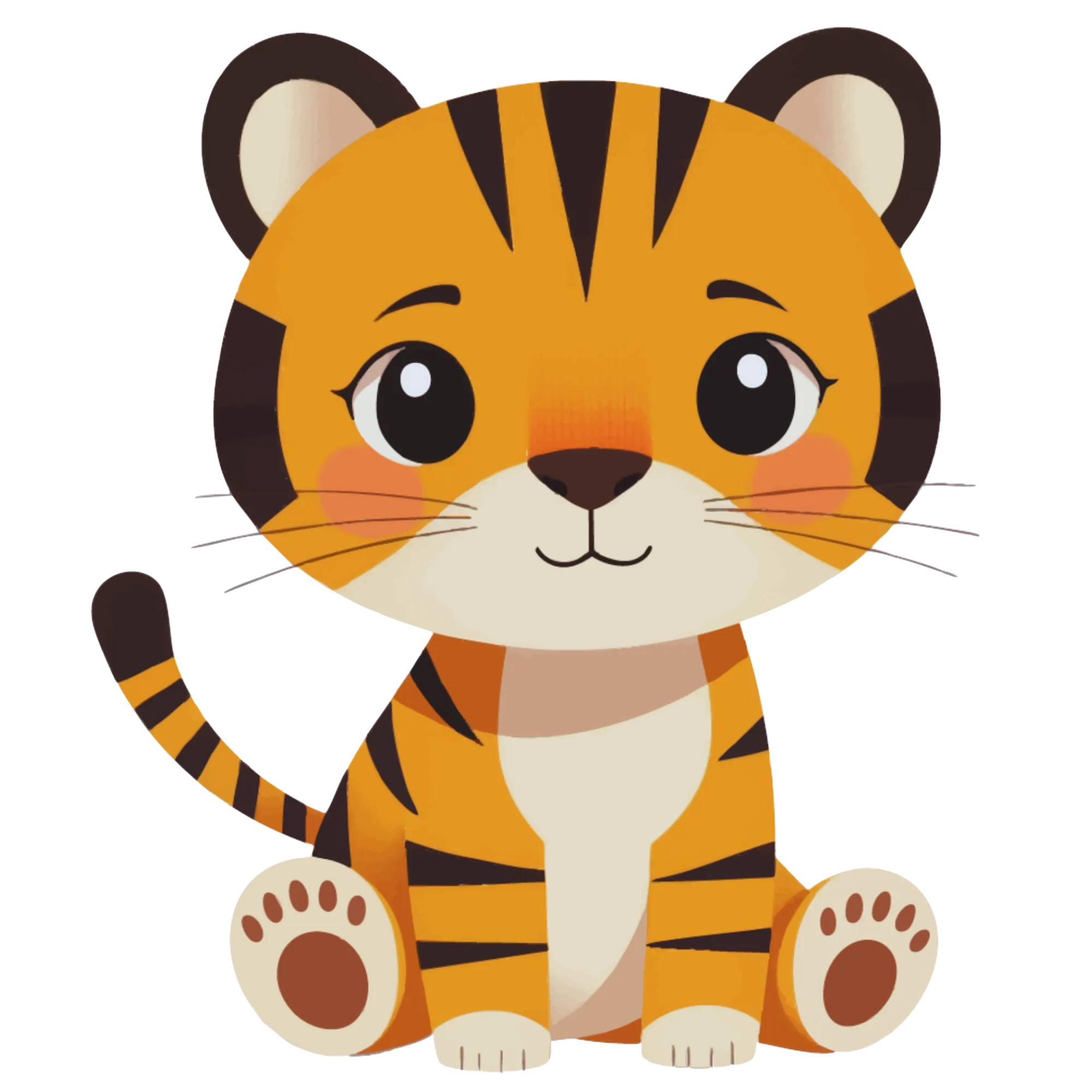 Tiger -- themed educational image