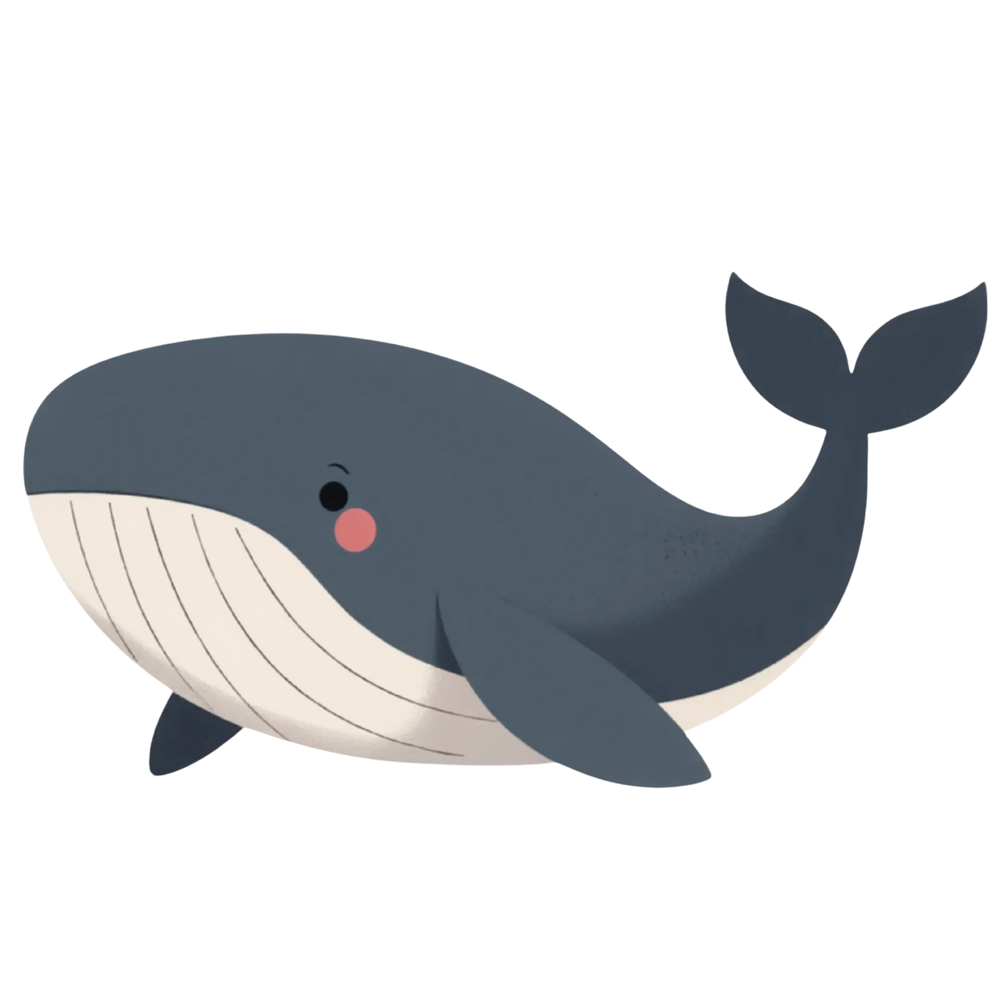 Whale -- themed educational image