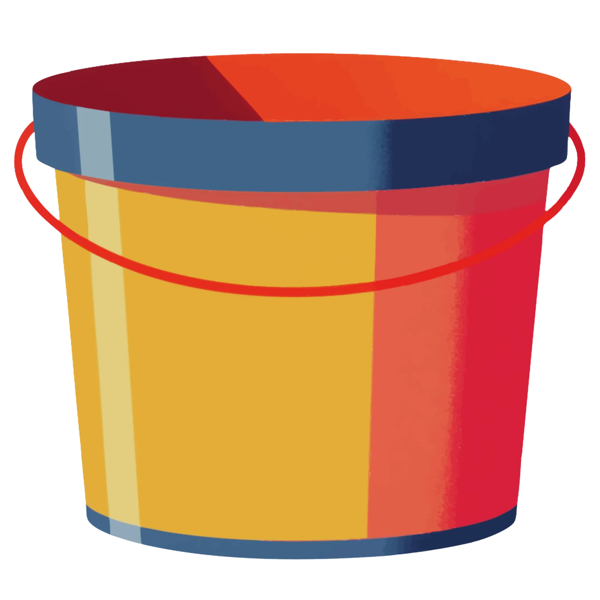 Emmer — huishoudelijk voorwerp illustratie