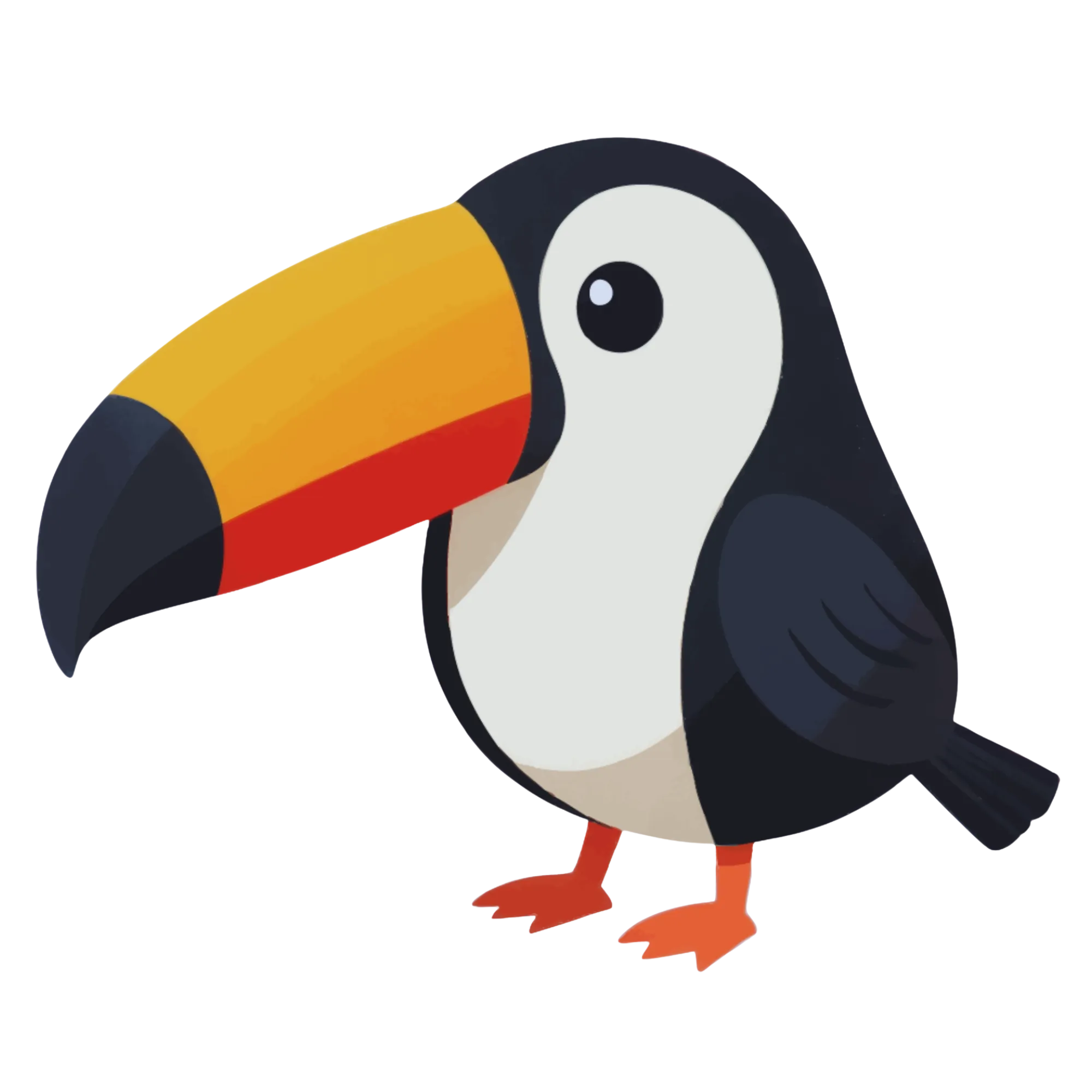 Toekan — thematische educatieve afbeelding