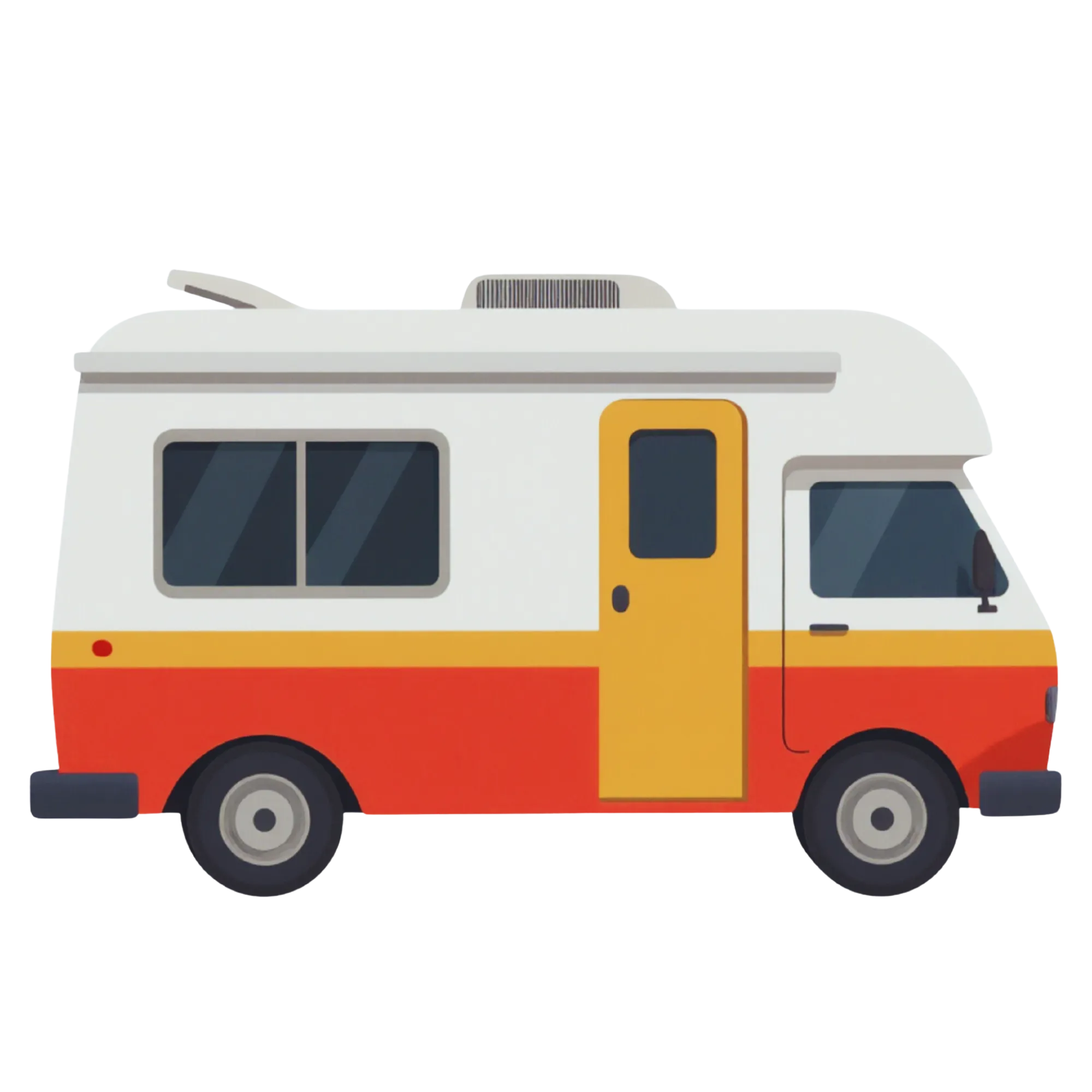 Camper — themed educational image