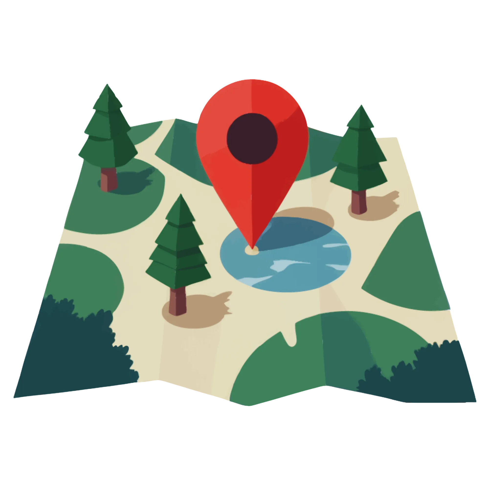 Kaart — thematische educatieve afbeelding