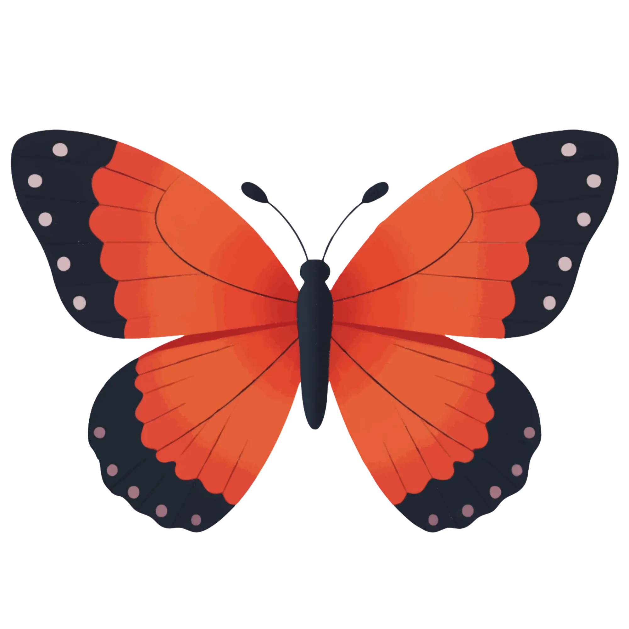 Vlinder — thematische educatieve afbeelding