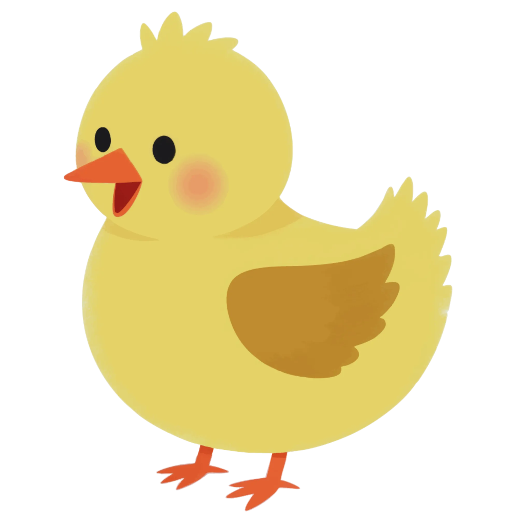 Kuiken — educatieve thema-afbeelding Pasen