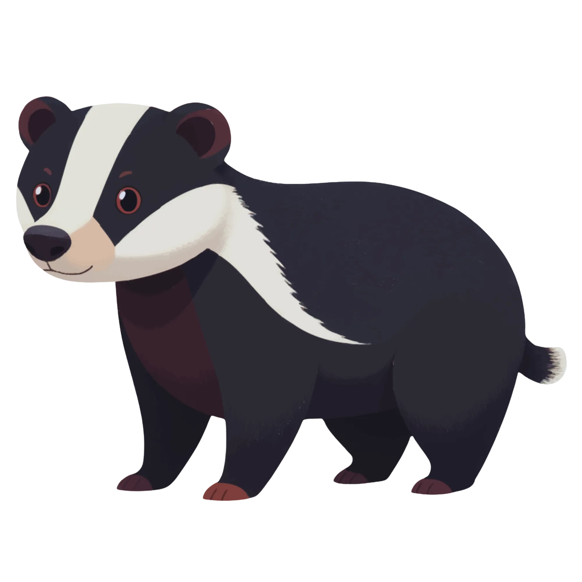 Badger — themed educational image