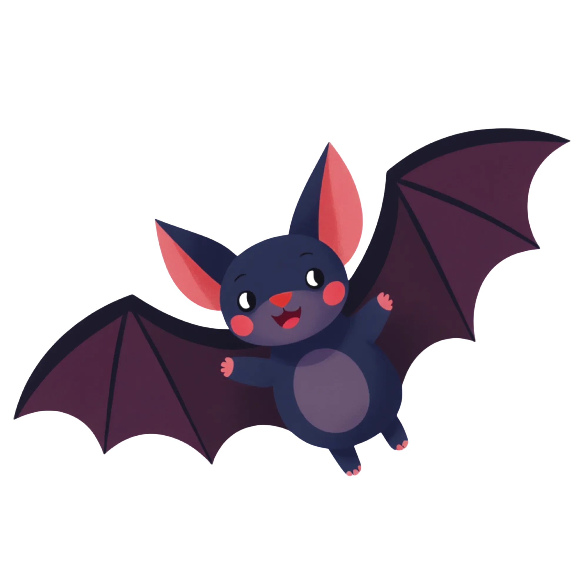 Bat — themed educational image