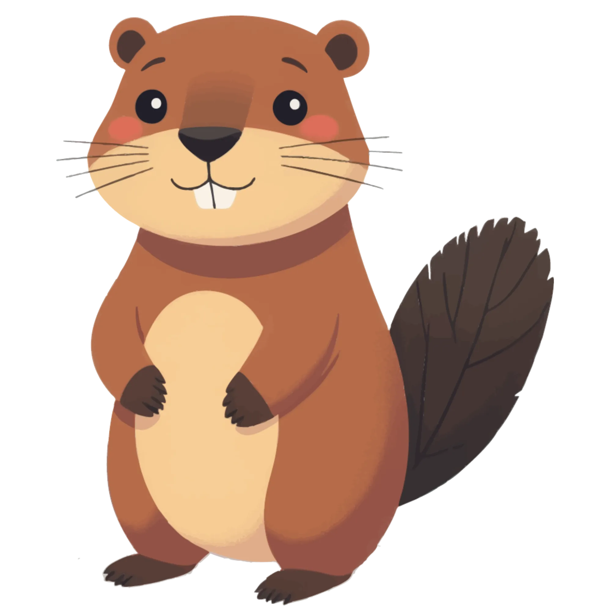 Beaver — themed educational image