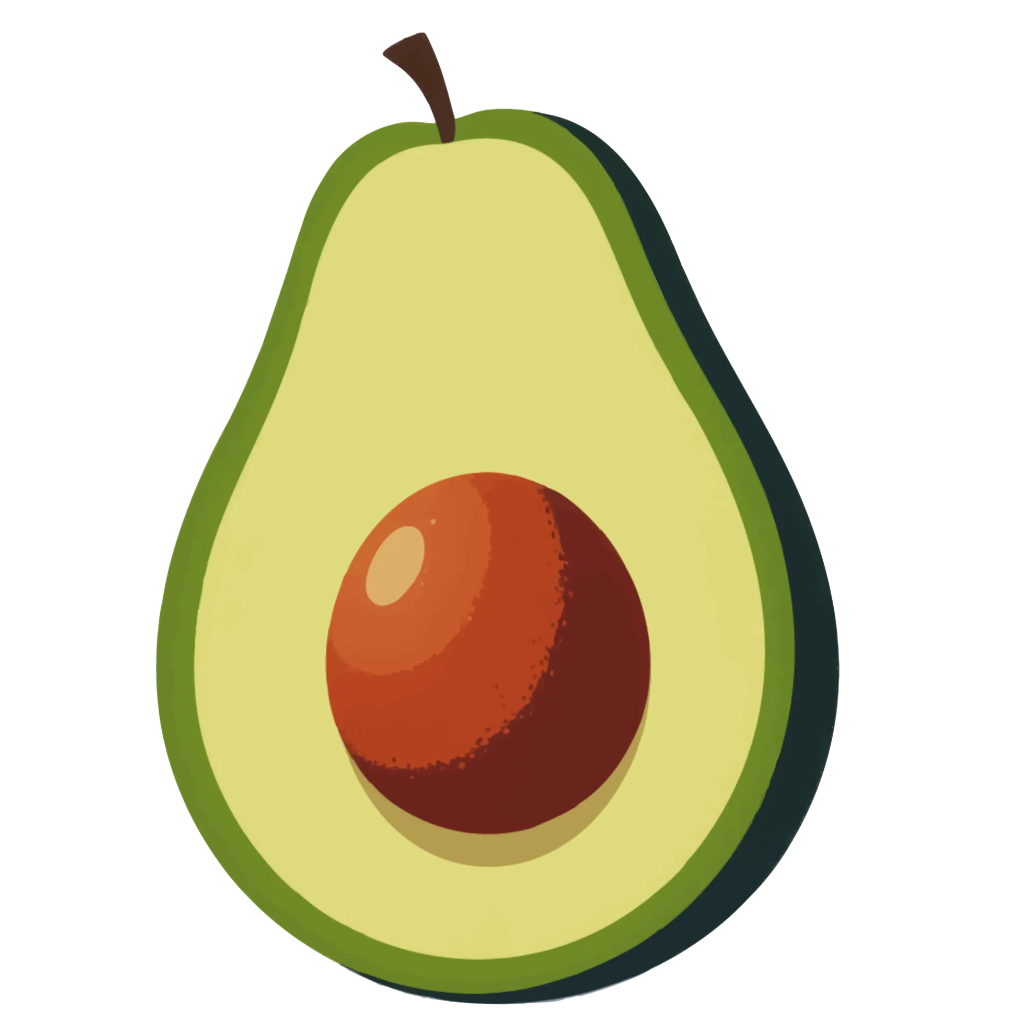 Avocado — themed educational image