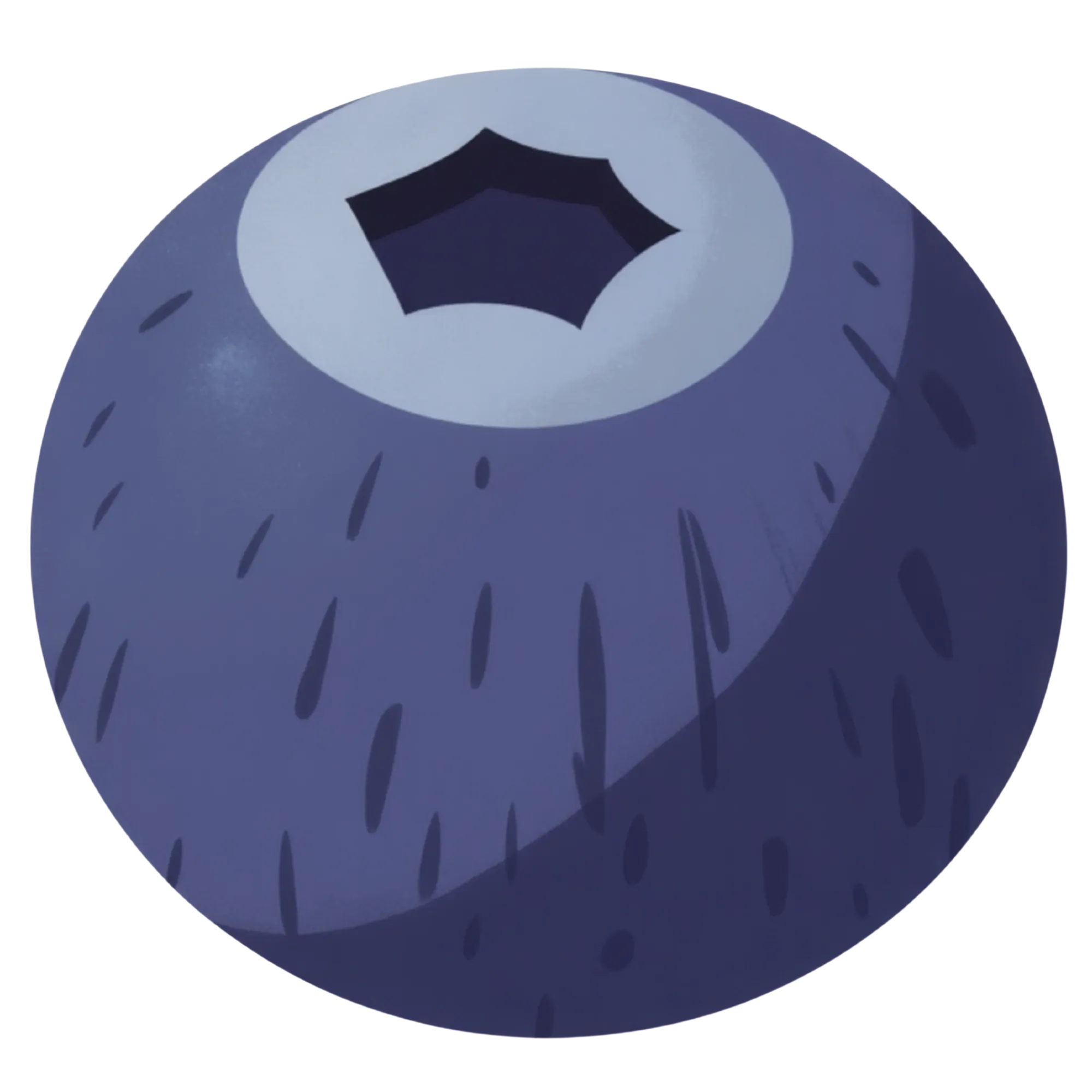 Blueberry — themed educational image