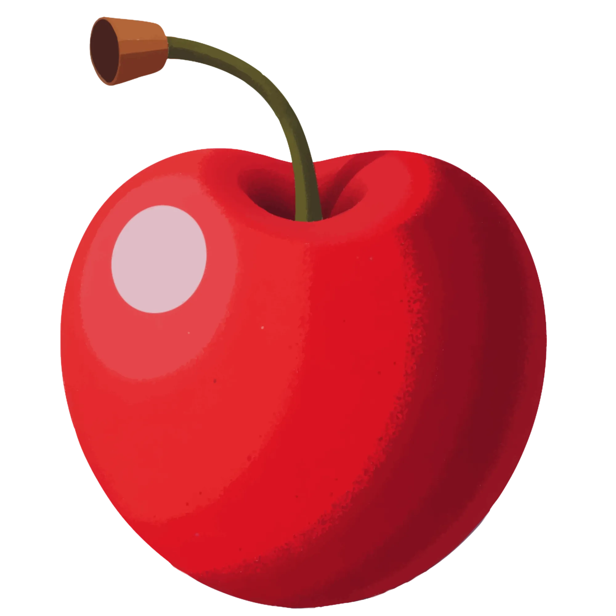 Kers — thematische educatieve afbeelding