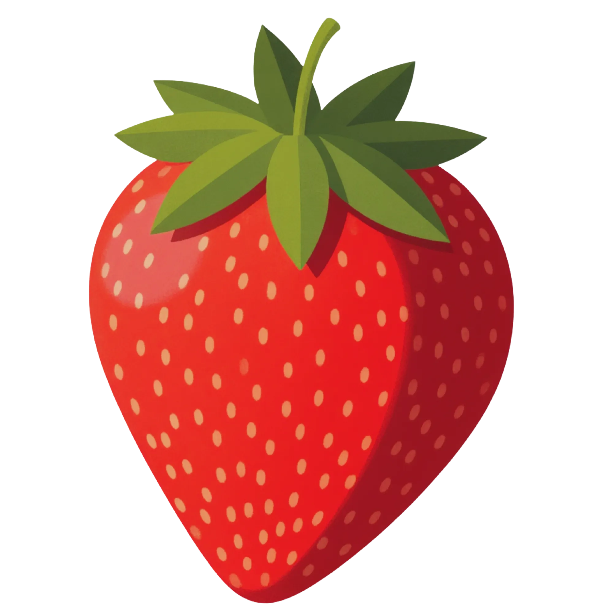 Aardbei — thema-afbeelding voor educatieve werkbladen