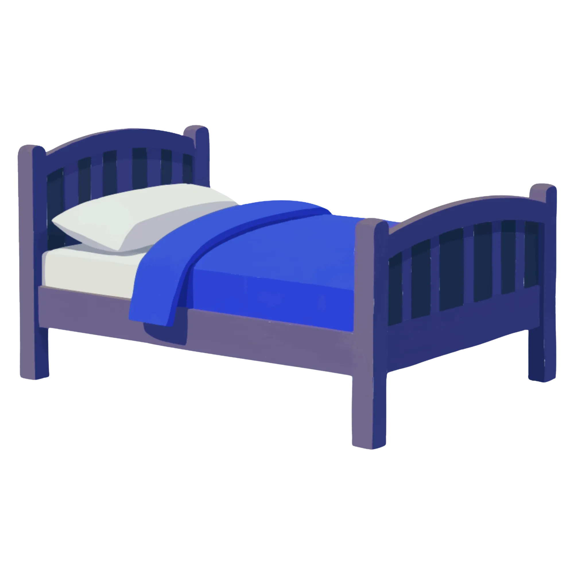 Bed — thematische educatieve afbeelding