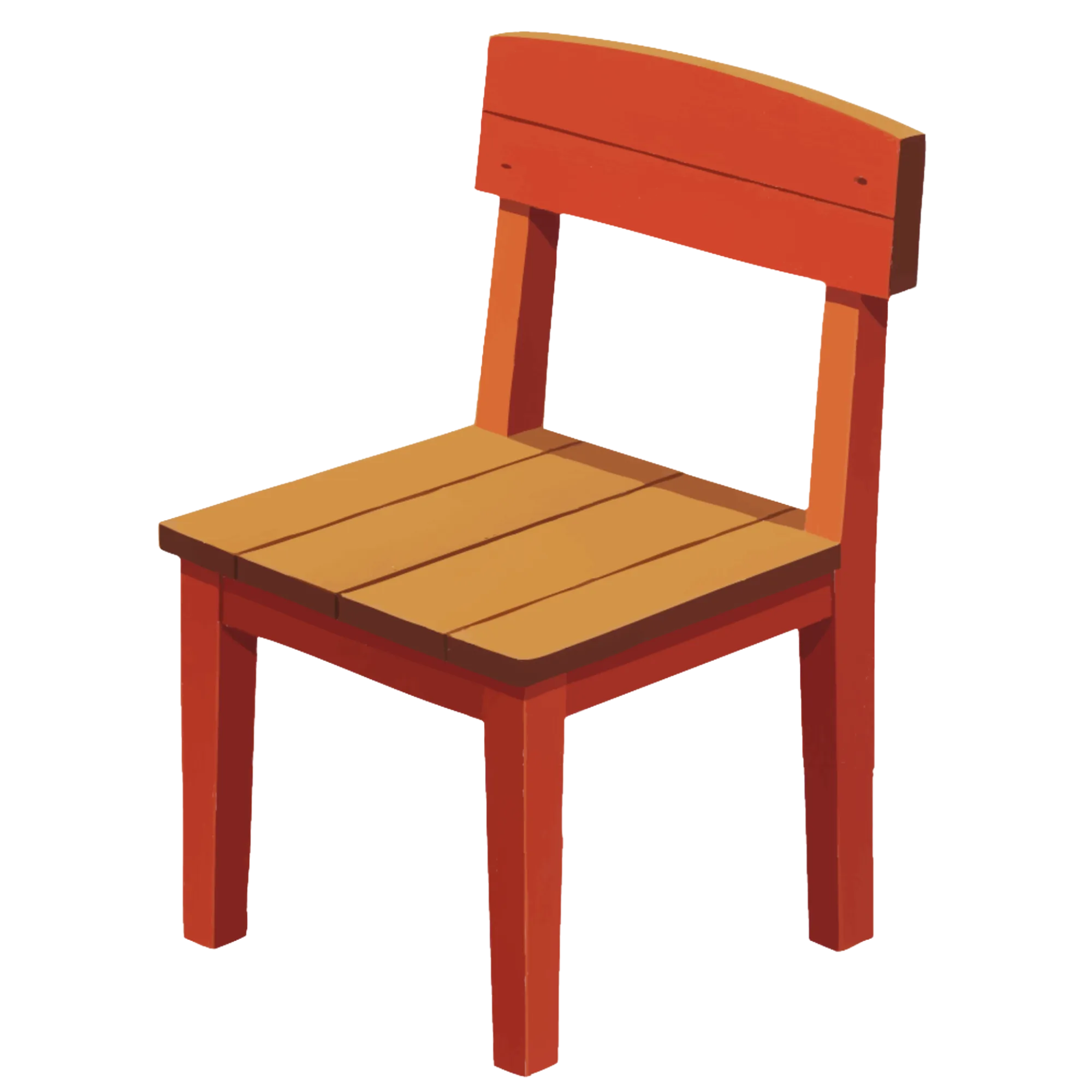 Stoel — thematische educatieve afbeelding