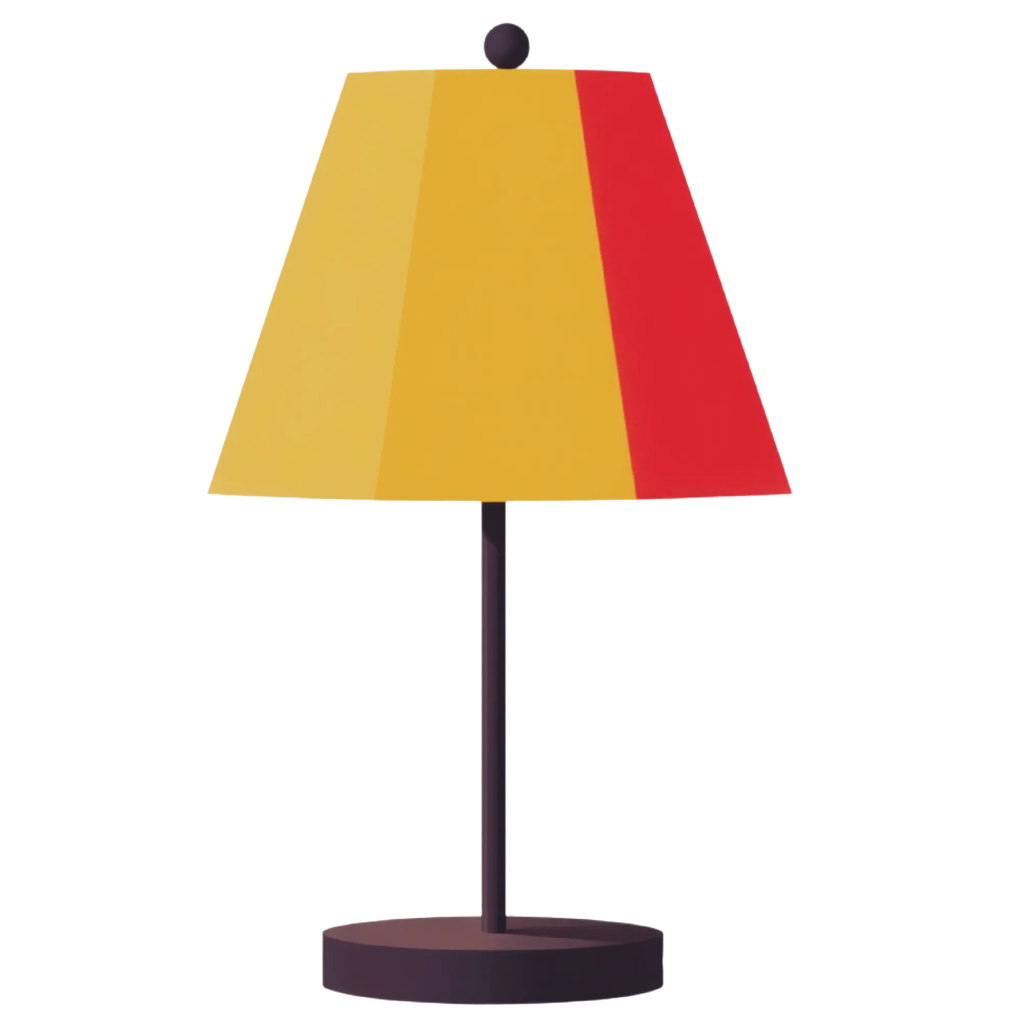 Lamp — thematische educatieve afbeelding