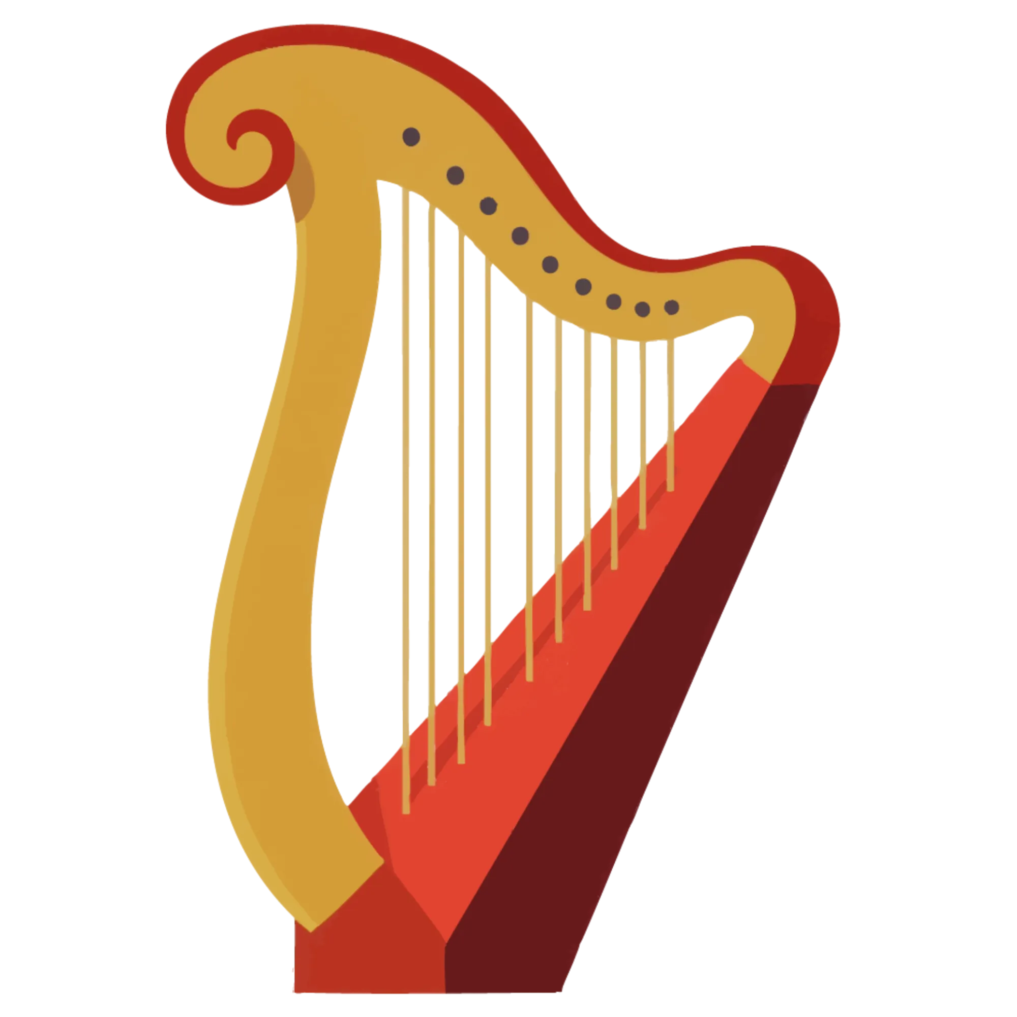 Harp — themed educational image