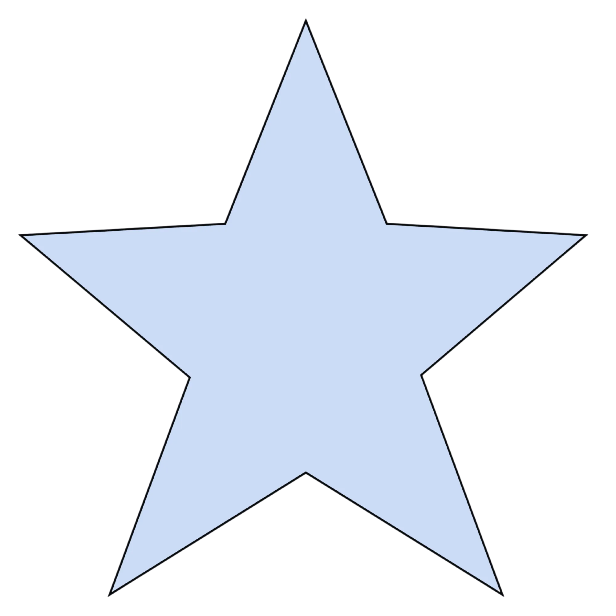 Ster — thematische educatieve afbeelding