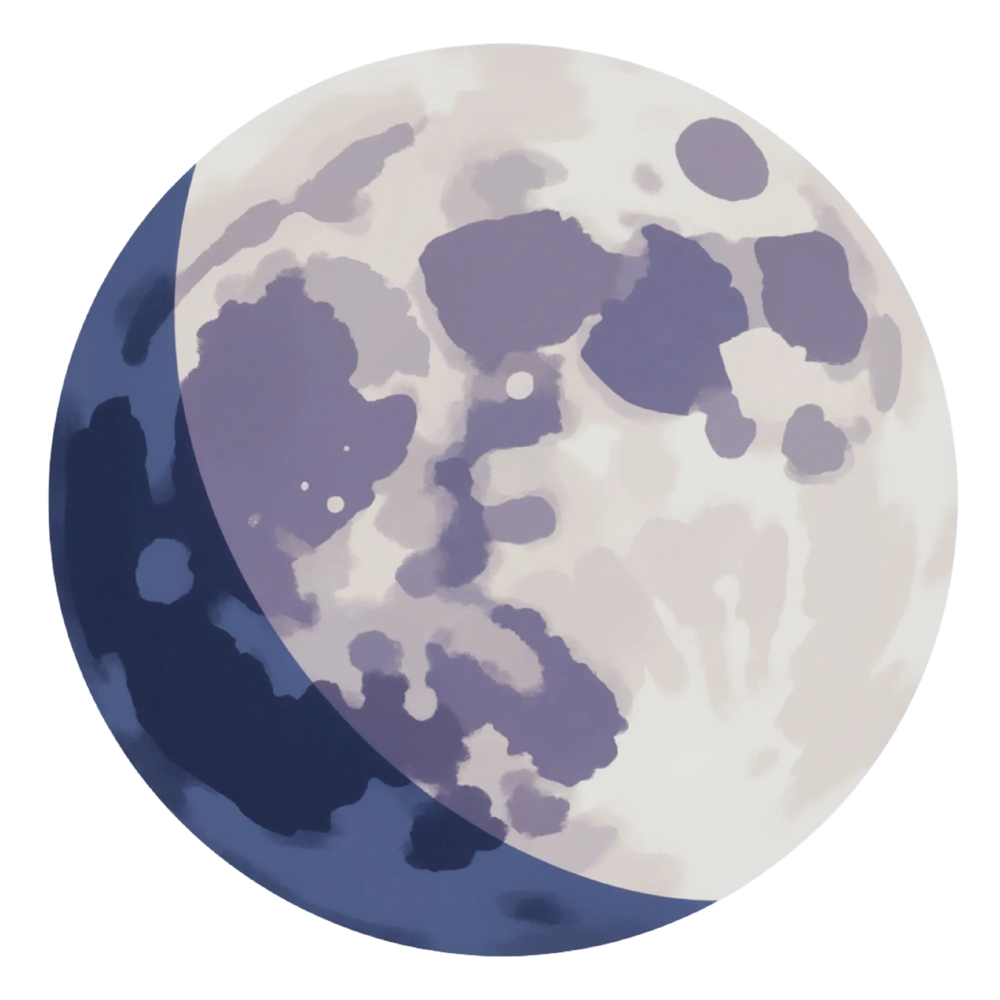 Maan — thematische educatieve afbeelding