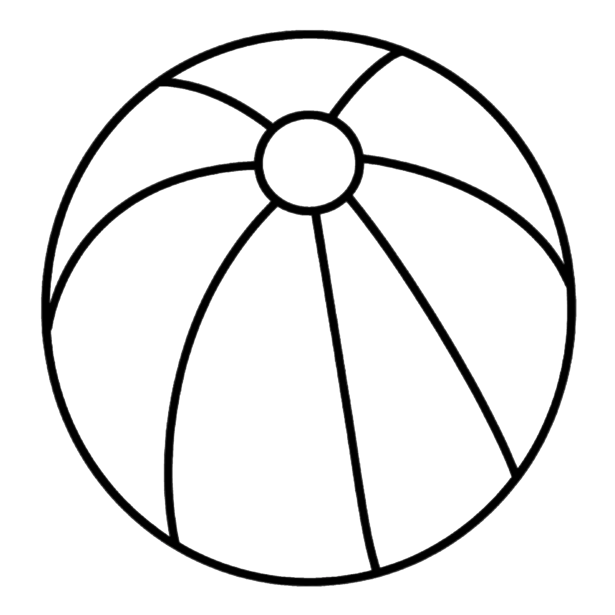 Beach Ball — themed educational image