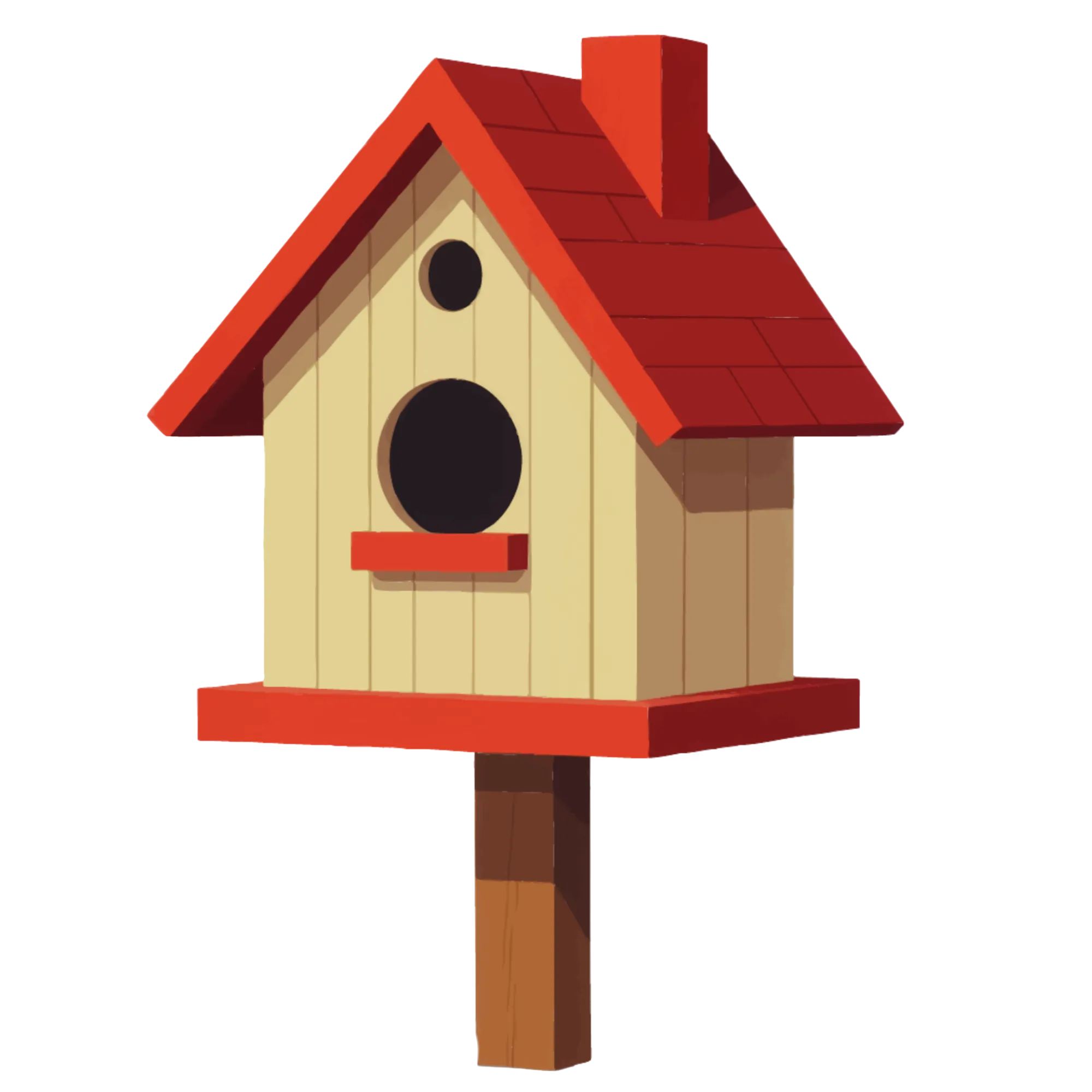 Birdhouse — themed educational image