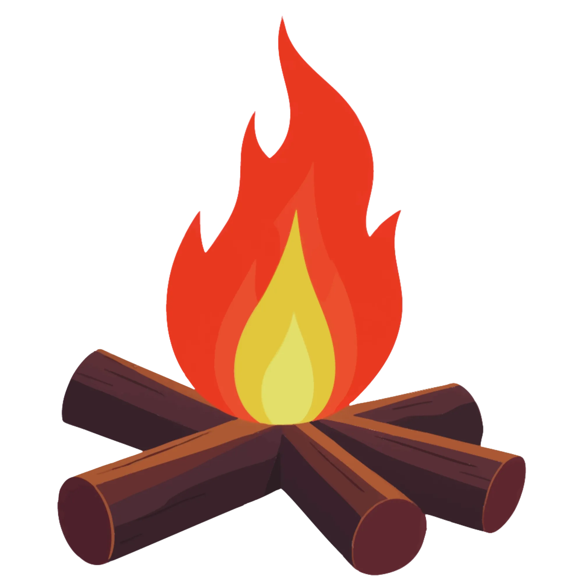 Campfire — themed educational image