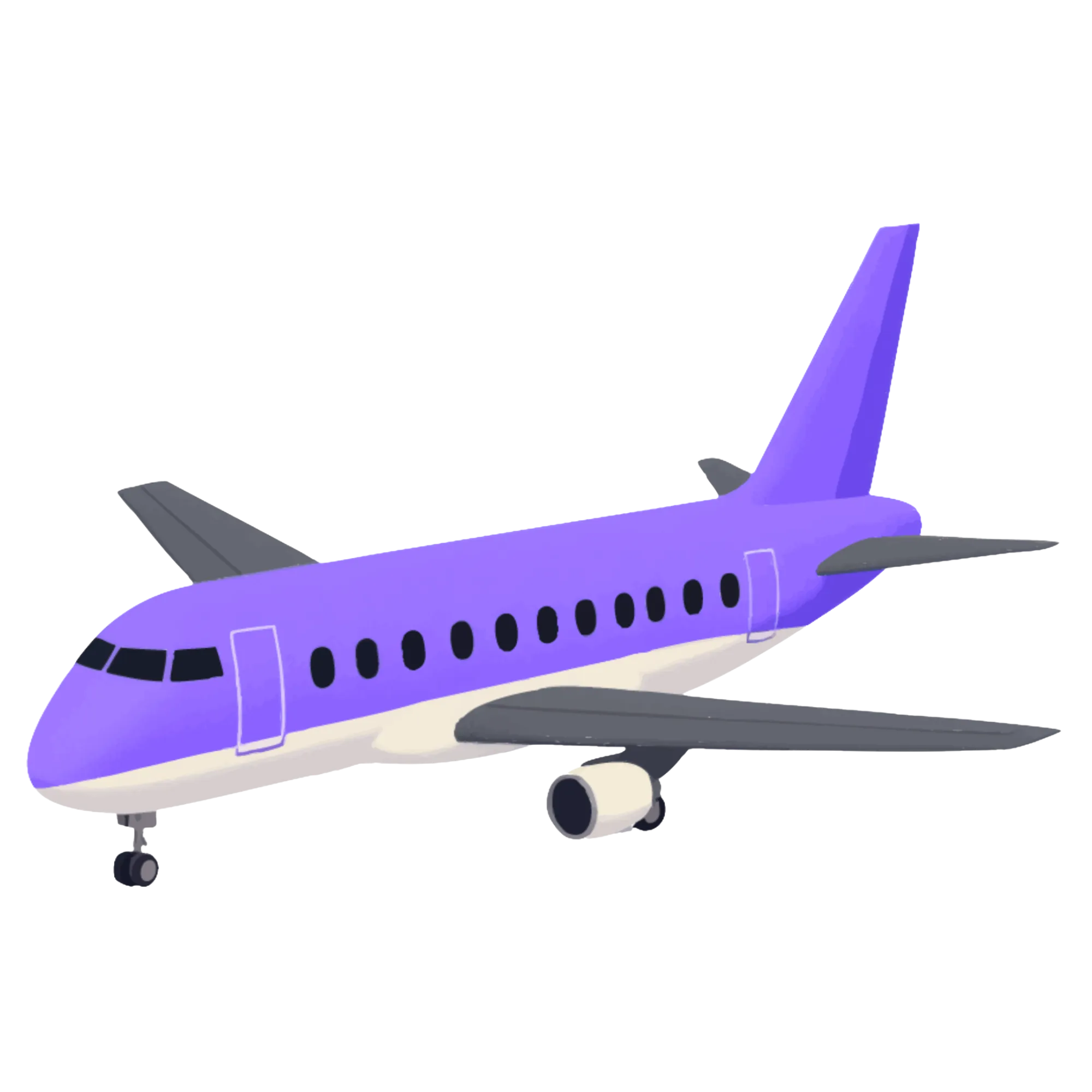 Airplane — themed educational image