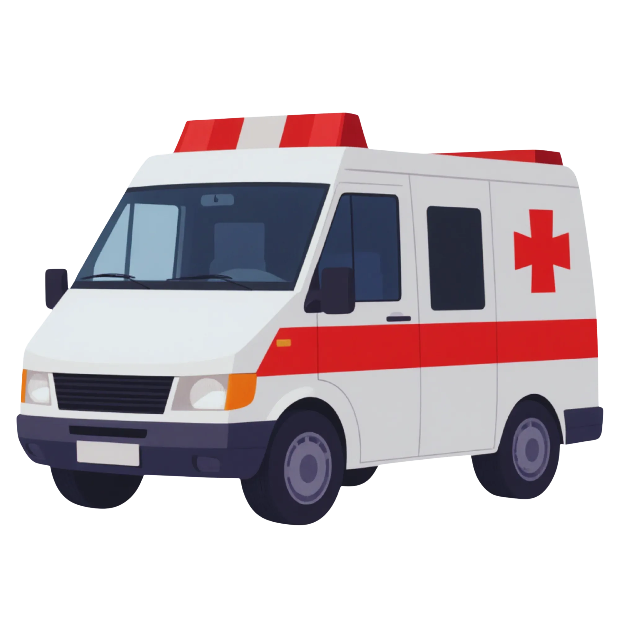 Ambulance — themed educational image