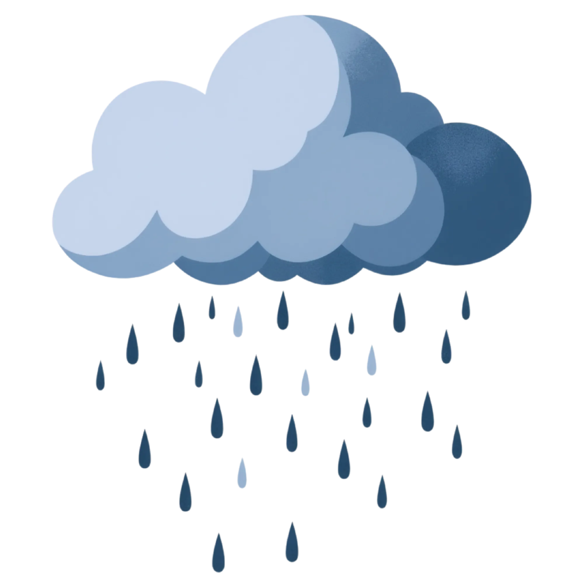 Regenwolk — educatieve themaafbeelding