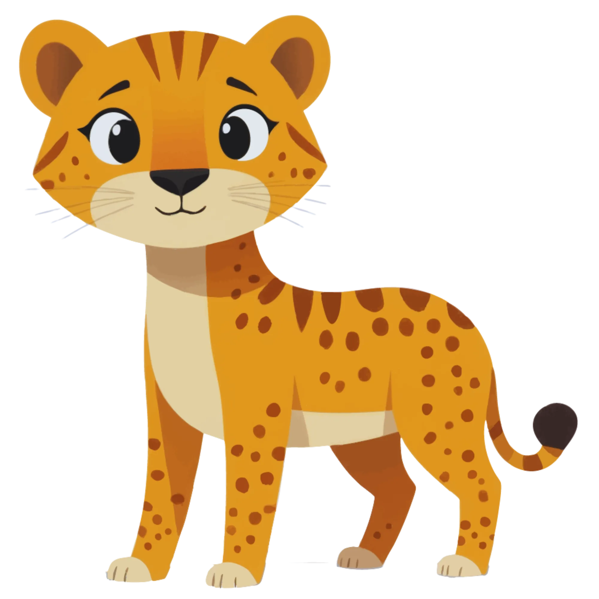 Cheetah — themed educational image