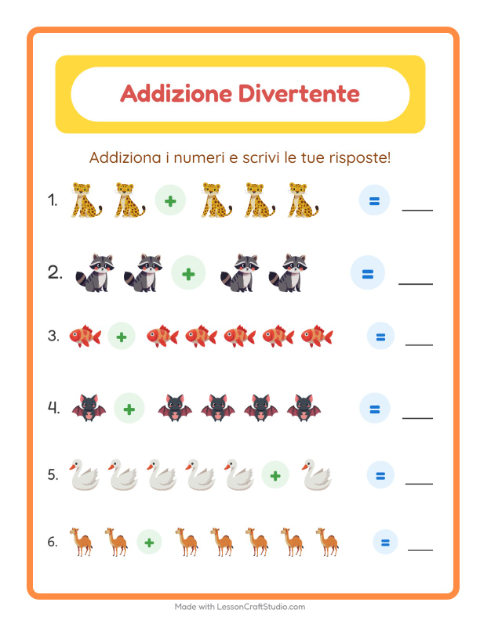 Addizioni – Animali