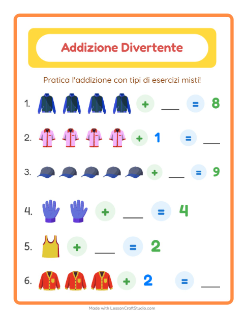Addizioni – Abbigliamento