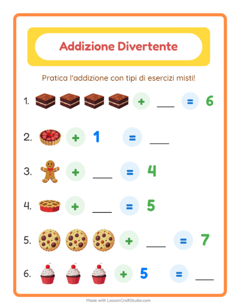 Addizioni – Dolci e dolciumi