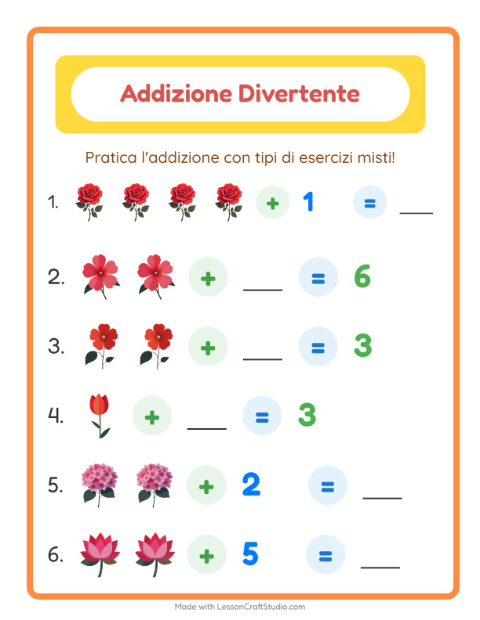 Addizioni – Fiori