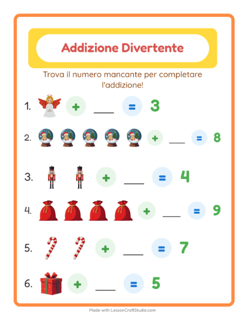 Trova il numero – Natale