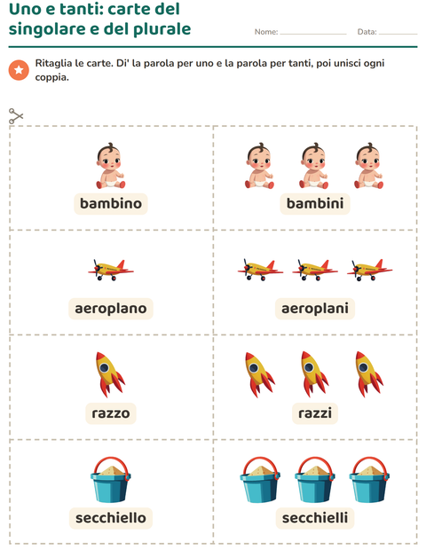 Anteprima della scheda di Carte illustrate con la parola con Giocattoli per Scuola dell'infanzia (5-7 anni)