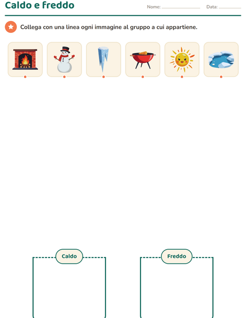Anteprima della scheda di Classifichiamo le scienze per Scuola dell'infanzia (5-7 anni)