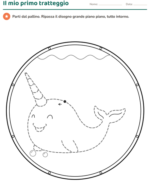 Anteprima della scheda di Disegni tratteggiati per Scuola dell'infanzia (5-7 anni)